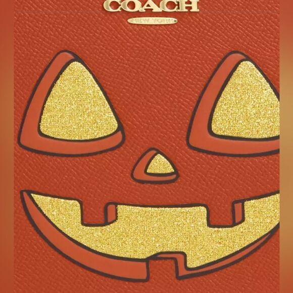 Canteen Crossbody Bag With Halloween Pumpkin Jack-o’-lantern Print Purse - Picture 14 of 14